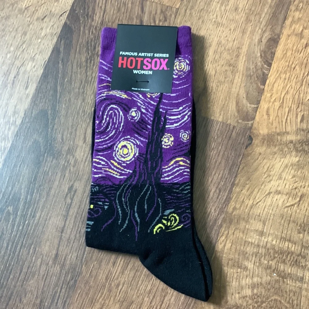 🆕 Purple Starry Night Socks